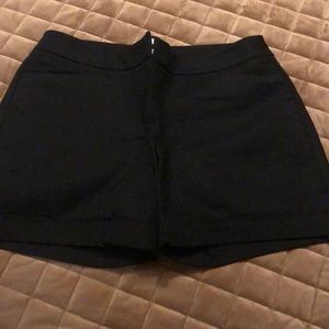 Tailored cuffed shorts. New, never worn. Cotton/spandex.
